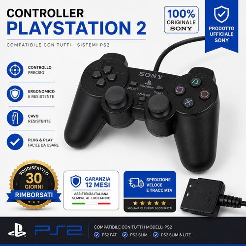 Controller playstation ps2 - controller, 2