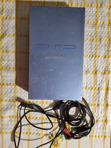 Ps2 aqua fat blu blue - ps2,